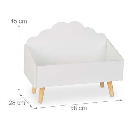 Dětská truhla v designu obláčku