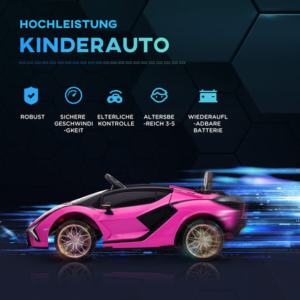 Elektrické auto SUV pro děti – 3 rychlosti, MP3, dálkové ovládání, růžová