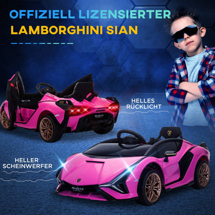 Elektrické auto SUV pro děti – 3 rychlosti, MP3, dálkové ovládání, růžová