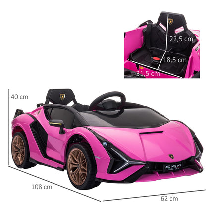 Elektrické auto SUV pro děti – 3 rychlosti, MP3, dálkové ovládání, růžová