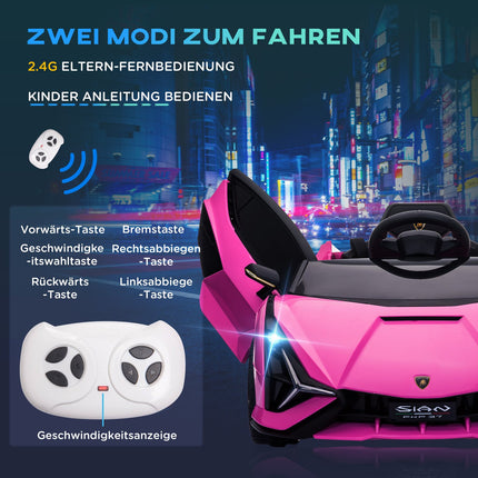 Elektrické auto SUV pro děti – 3 rychlosti, MP3, dálkové ovládání, růžová