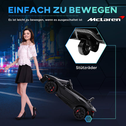 Electric car for children 12V, Remote control, Music, Black
