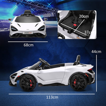 Dětské elektrické auto 12V s dálkovým ovládáním, světly a hudbou