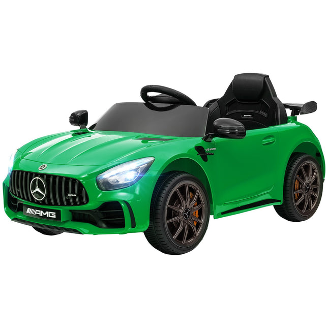 Elektrické auto pro děti, 12V, dálkové ovládání, USB a MP3, zelená