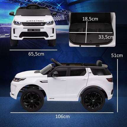 Electric car for children with remote control, LED lights, music, 12V