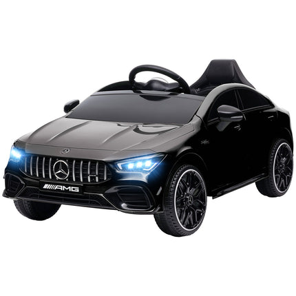 Dětské elektrické auto 12V s dálkovým ovládáním, světly a hudbou, černá