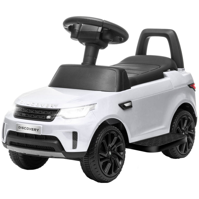 Dětské elektrické auto 2v1 s hudbou a světly, bílé