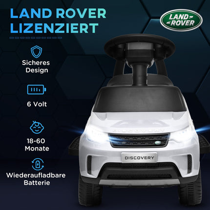 Dětské elektrické auto 2v1 s hudbou a světly, bílé