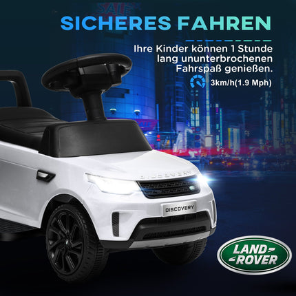 Dětské elektrické auto 2v1 s hudbou a světly, bílé