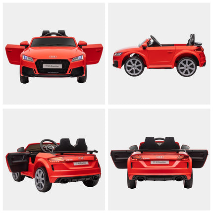 Elektrické auto pro děti s dálkovým ovládáním, MP3, 3-6 let, červená
