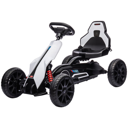 Elektrická driftovací motokára pro děti, 12V, 3-8 let, bílá