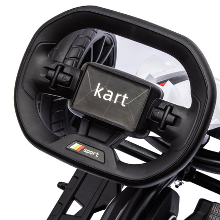 Elektrická driftovací motokára pro děti, 12V, 3-8 let, bílá