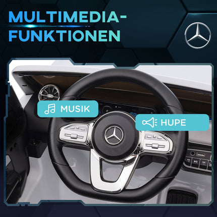 Elektrické auto pro děti s dálkovým ovládáním, MP3 a světlomety, 3-8 let