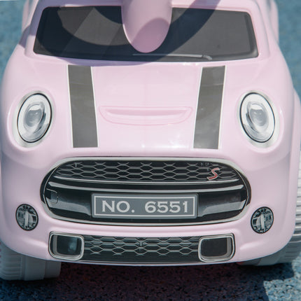 Dětské auto s ochranou proti převrácení, 53x52x35 cm, růžová