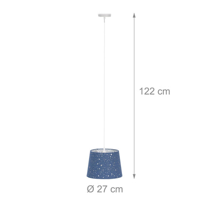 Textilní lampa do dětského pokoje