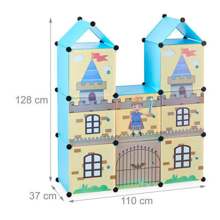 Children's room like a knight's castle