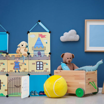 Children's room like a knight's castle