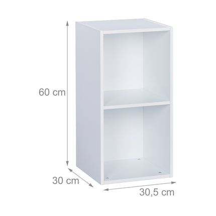 Children's room shelf with 6 compartments