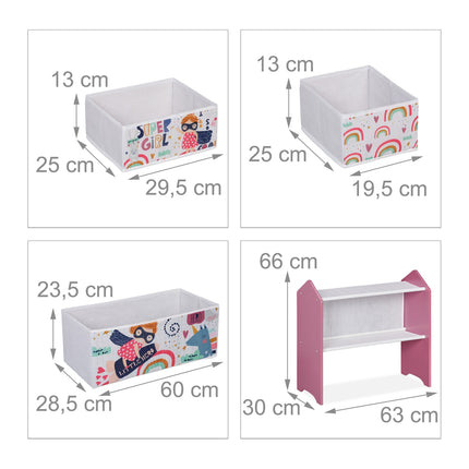Kinderregal mit 6 Schubladen