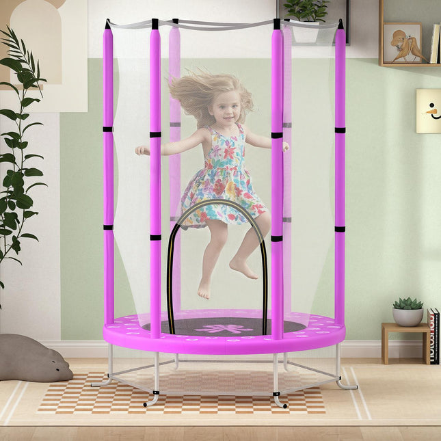 Dětská trampolína s ochrannou sítí, Ø140 cm