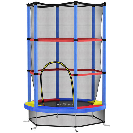 Dětská trampolína s ochrannou sítí – do interiéru i exteriéru, Ø140 cm