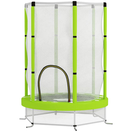 Dětská trampolína 140cm s ochrannou sítí, zelená