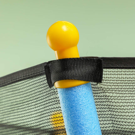 Dětská trampolína do interiéru, Ø163.5 cm, ochranná síť, modrá