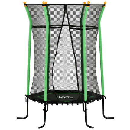 Dětská trampolína s ochrannou sítí, Ø163.5 cm, zelená