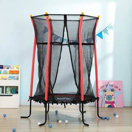 Dětská trampolína do interiéru s ochrannou sítí, nosnost 50 kg