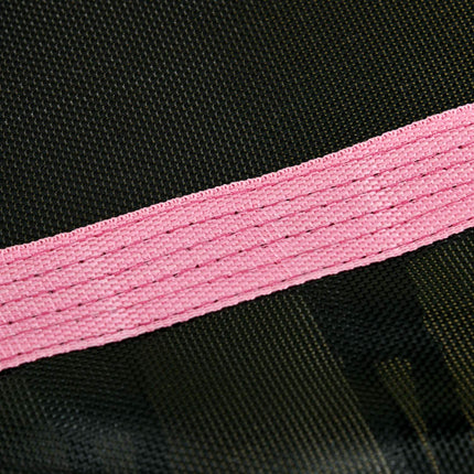 Children's 163.5 cm pink trampoline with safety net, up to 50 kg
