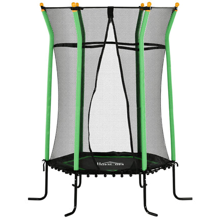 Dětská trampolína s ochrannou sítí, Ø163.5 cm, zelená
