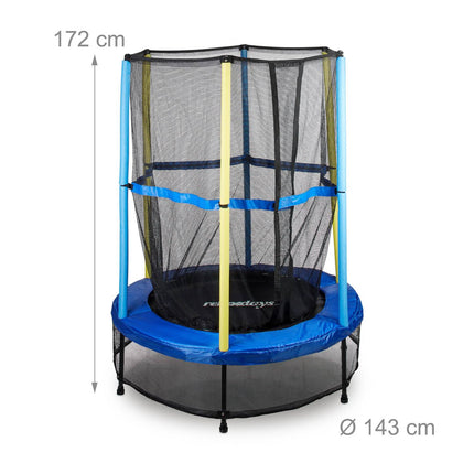 Dětská trampolína s ochrannou sítí