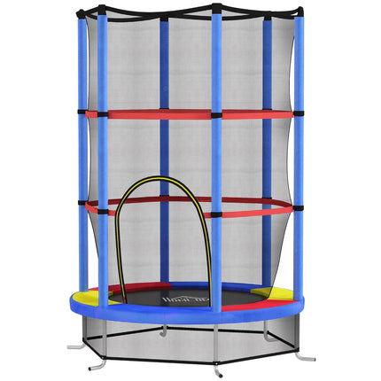 Dětská trampolína s ochrannou sítí – do interiéru i exteriéru, Ø140 cm