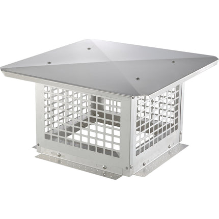 Chimney Cap 12x12 in, 304 Stainless Steel Mesh Cover