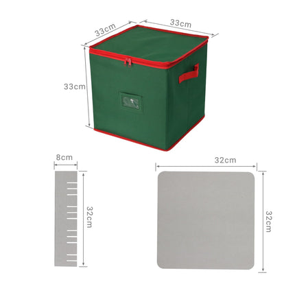 Úložný box na vánoční ozdoby na 64 ks