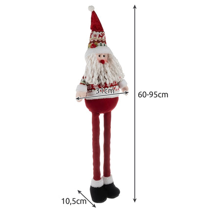 Vánoční Santa – teleskopický 95cm Ruhhy 22340