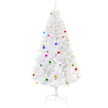 Artificial 180 cm Christmas tree with stand and decorations