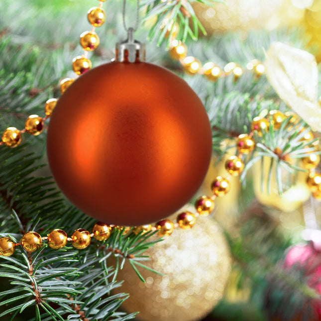 Christmas Tree Baubles Set, 100 Pieces, Various Sizes