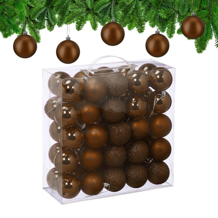 Sada vánočních baněk, 3 designy, matné a lesklé