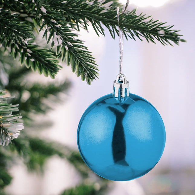 Sada vánočních baněk, matné a lesklé, 50 ks