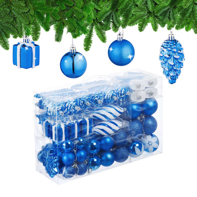 Weihnachtsbaumschmuck-Set, 72-teilig, Kugeln & Dekorationen