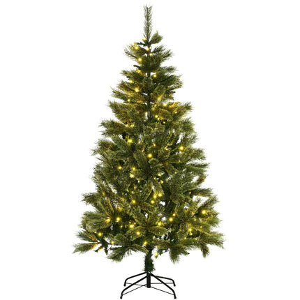 Umělý vánoční stromek 180cm, 586 špiček, 240 LED světel