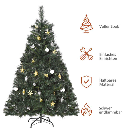 Vánoční stromek se 120 LED světly, 511 větviček, 95x150 cm