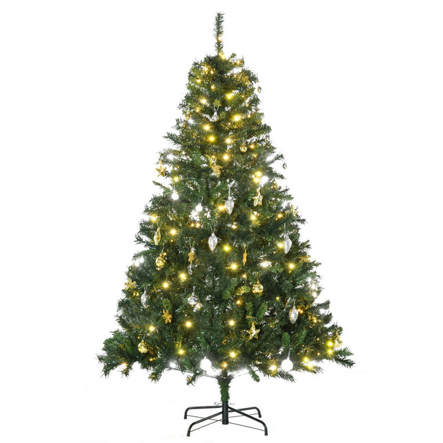 Vánoční stromek s 200 LED světly, 745 větviček, 180cm