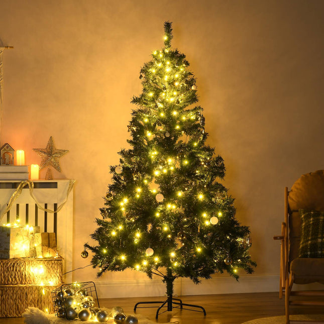 Vánoční stromek s 200 LED světly, 745 větviček, 180cm