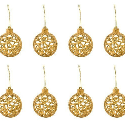 Christmas balls set of 100 pcs + golden star