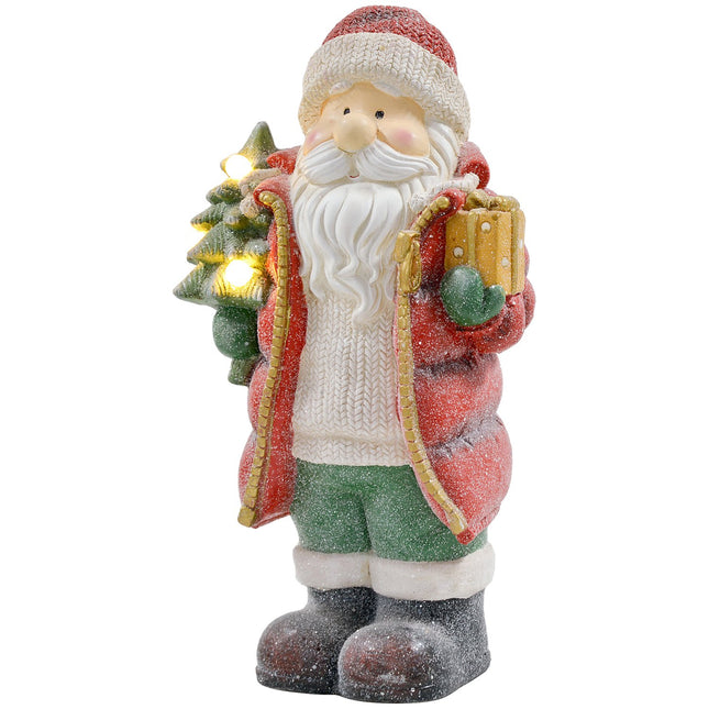 Vánoční figurka Santy s LED světlem, 50 cm