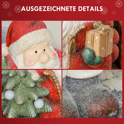 Vánoční figurka Santy s LED světlem, 50 cm
