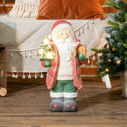 Vánoční figurka Santy s LED světlem, 50 cm