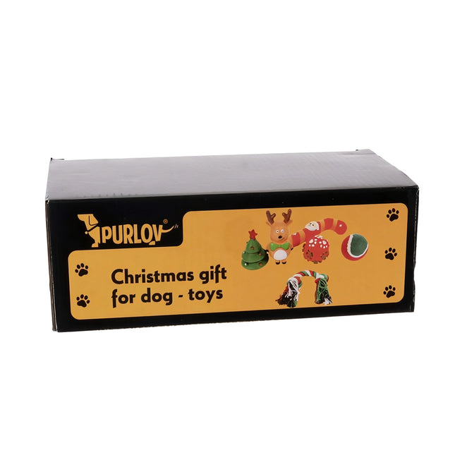 Kerstcadeau voor hond - speelgoed Purlov 22637